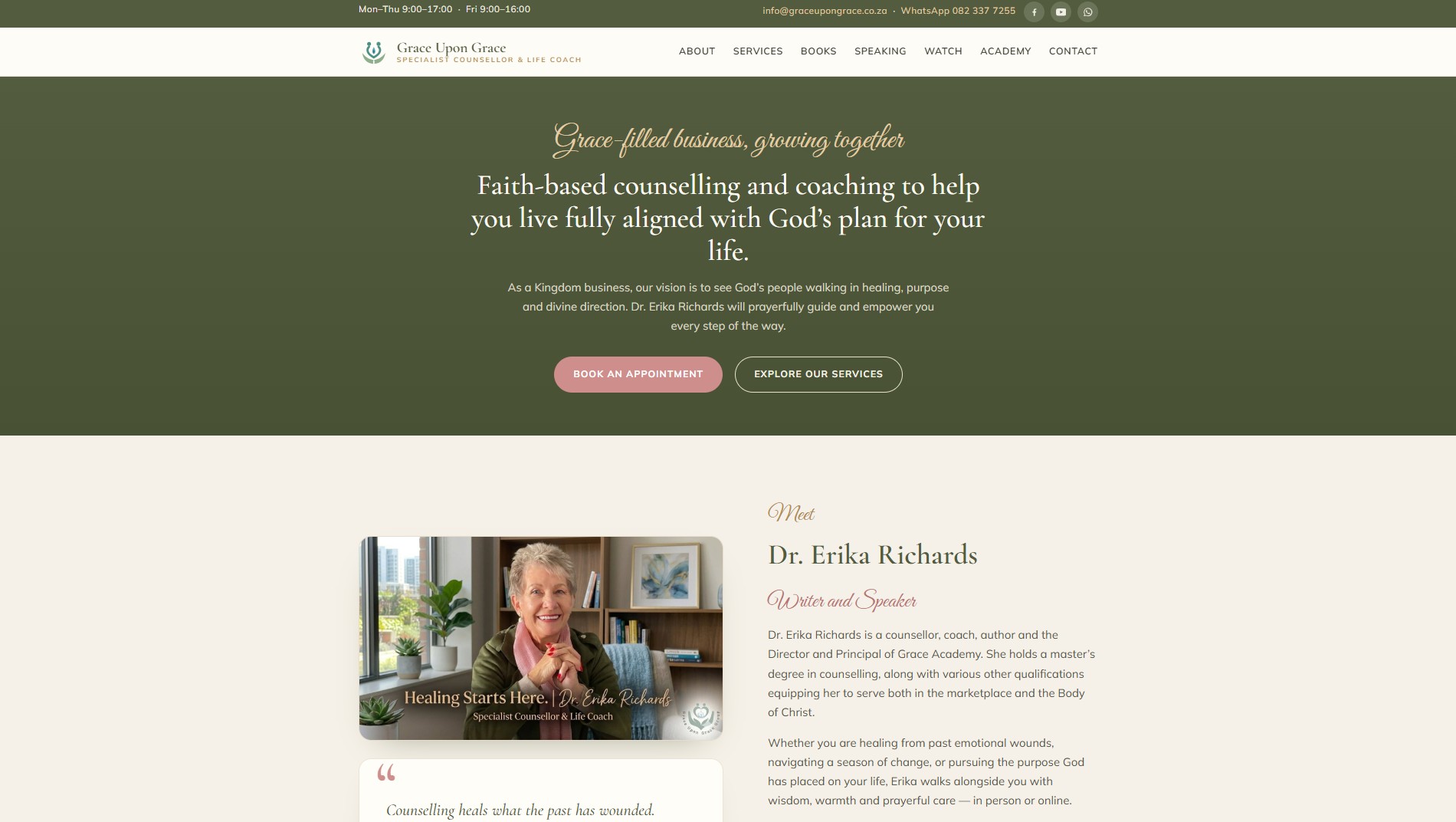 Grace Upon Grace Group website